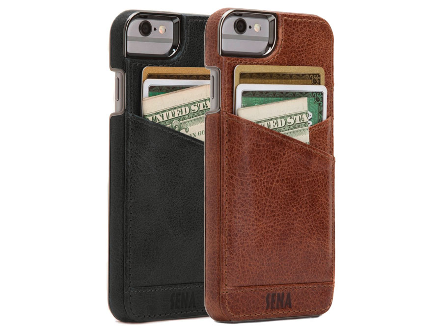 Sena Heritage Lugano Wallet - Leren iPhone 6/6S hoesje