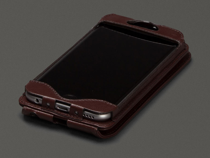 Sena Magnetflipper Flipcase - Lederen iPhone 6/6S hoesje