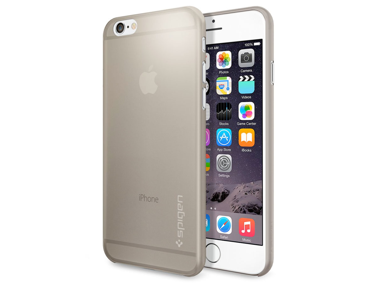 Spigen AirSkin 0.4mm Ultra Thin Case Grijs - iPhone 6/6s hoesje