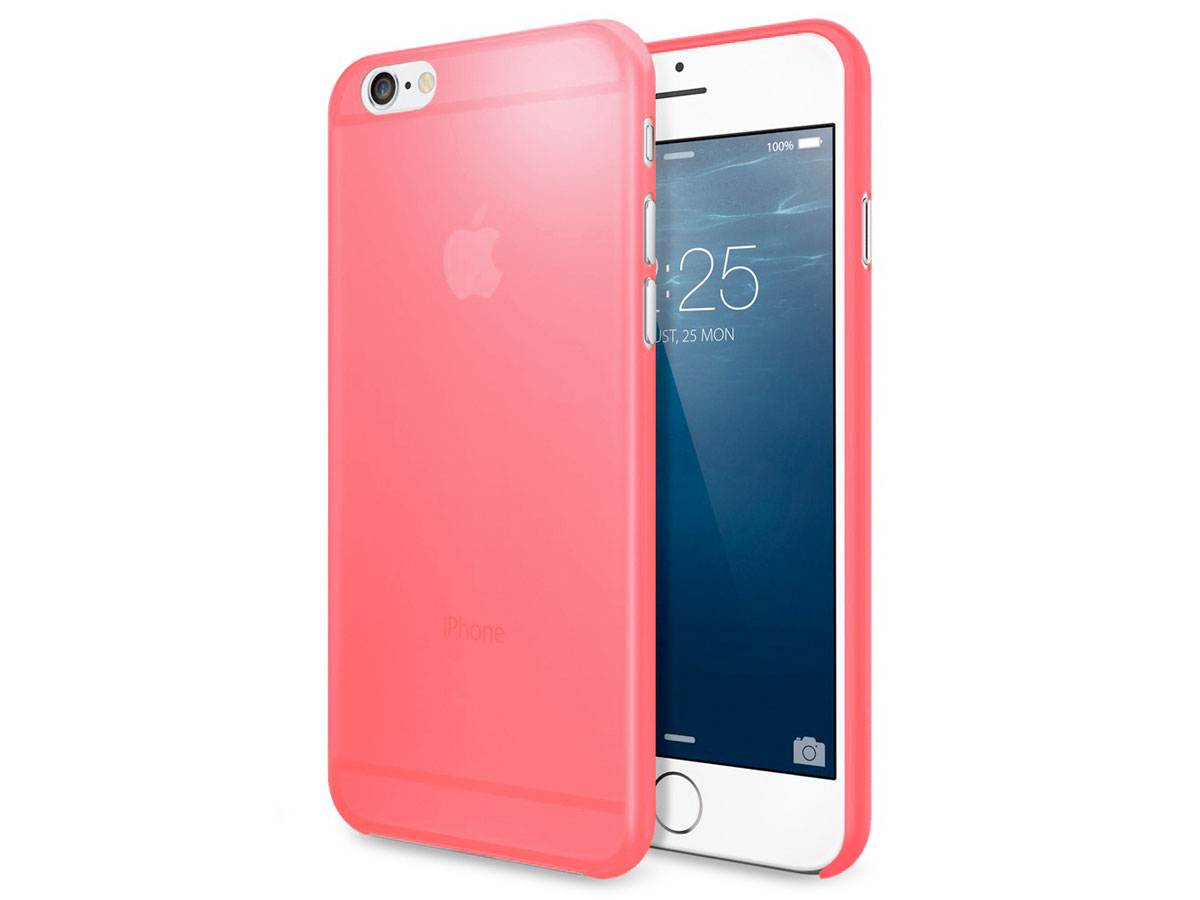 Spigen AirSkin 0.4mm Ultra Thin Case Roze - iPhone 6/6s hoesje