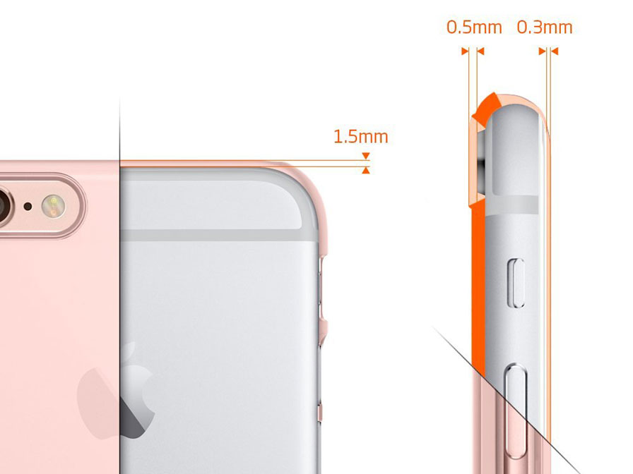 Spigen Thin Fit Rose Case - iPhone 6/6s hoesje