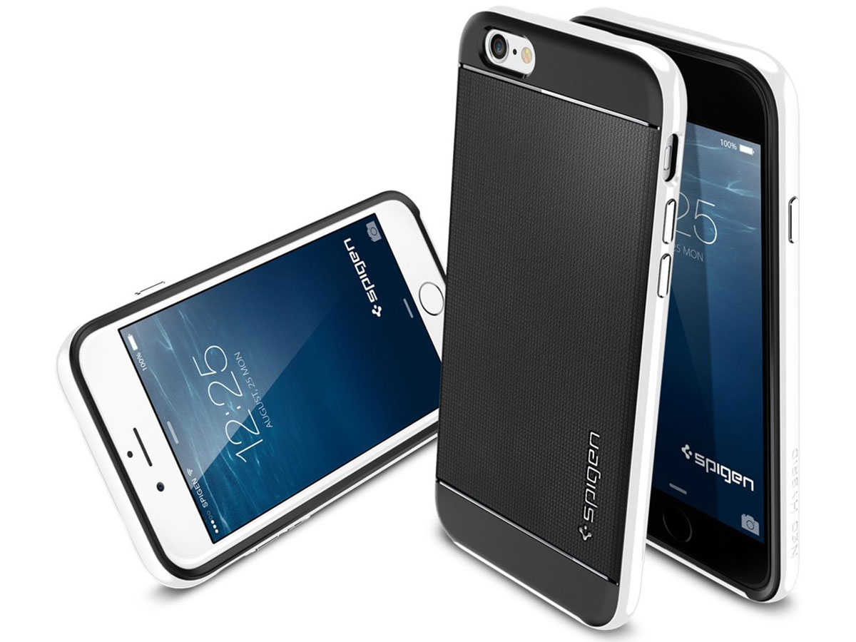 Spigen Neo Hybrid Case Wit - iPhone 6/6s hoesje