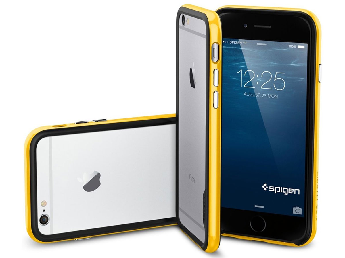 Spigen Neo Hybrid EX Case Geel - iPhone 6/6s hoesje