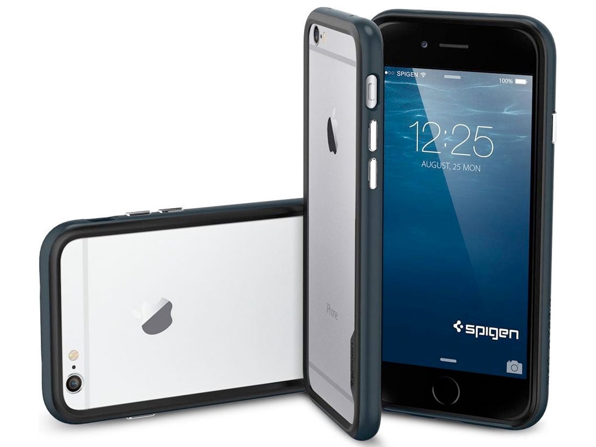Spigen Neo Hybrid EX Case Metal Slate - iPhone 6/6s hoesje