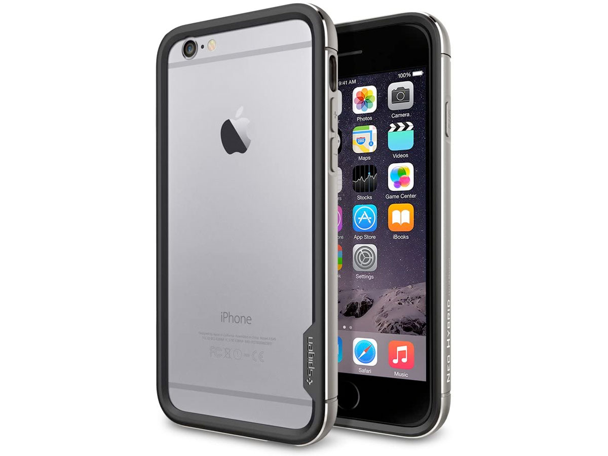 Spigen Neo Hybrid EX Metal Case Space Gray - iPhone 6/6s hoesje