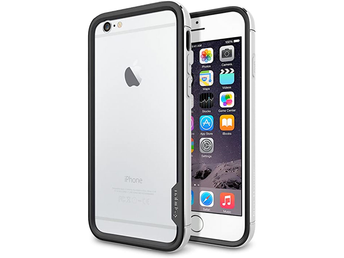 Spigen Neo Hybrid EX Metal Case Zilver - iPhone 6/6s hoesje