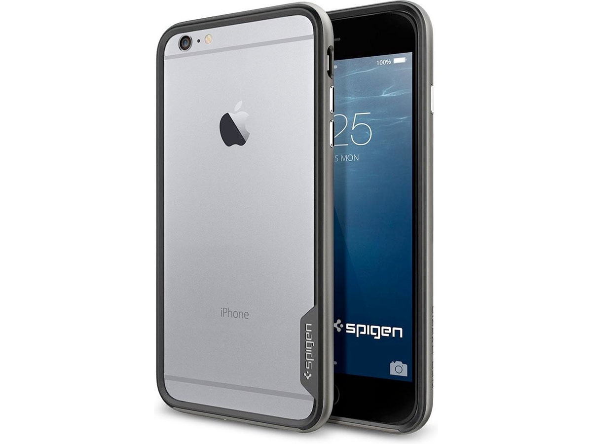 Spigen Neo Hybrid EX Case Gunmetal - iPhone 6+/6s+ hoesje