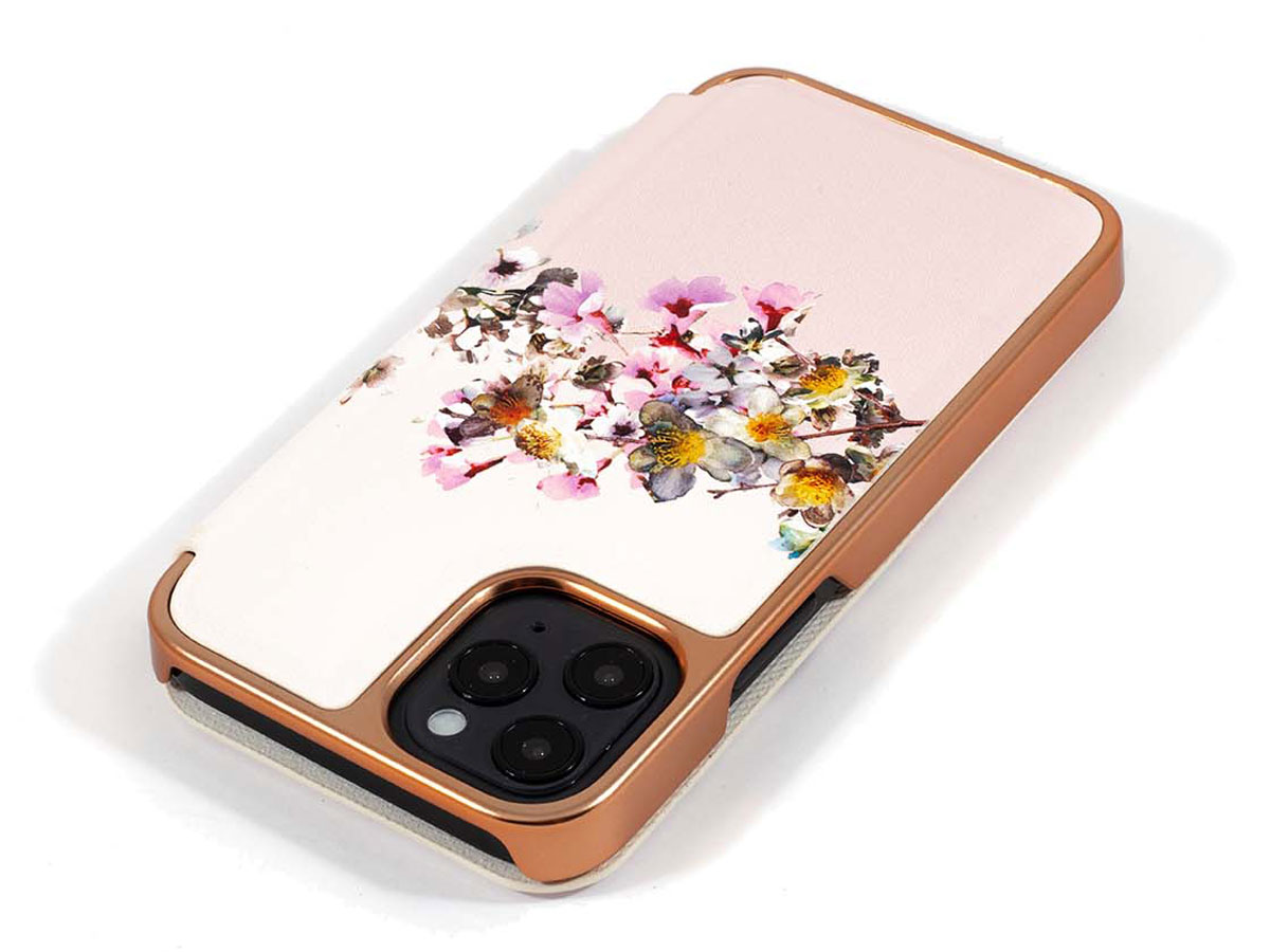 Ted Baker Jasmine Mirror Folio Case - iPhone 12 / 12 Pro Hoesje