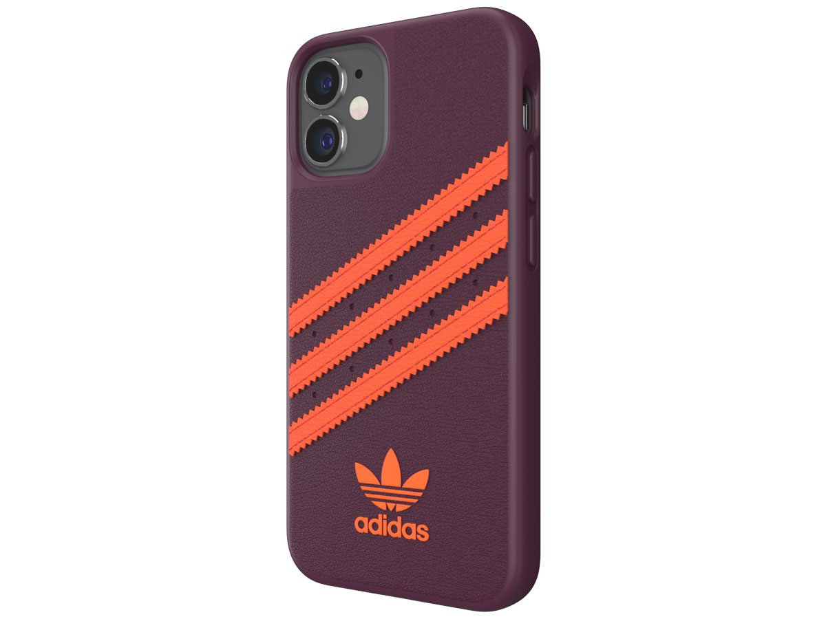 Adidas Originals Case Maroon/Orange - iPhone 12 Mini hoesje Bordeaux