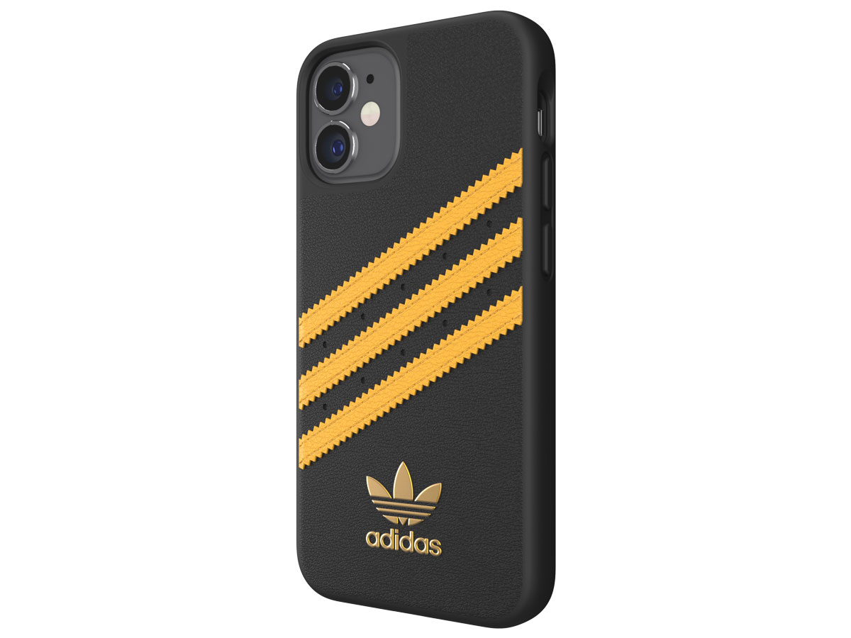 Adidas Originals Case Zwart/Oranje - iPhone 12 Mini hoesje