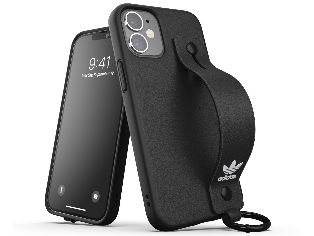 Adidas Originals Handstrap Case Zwart - iPhone 12 Mini hoesje