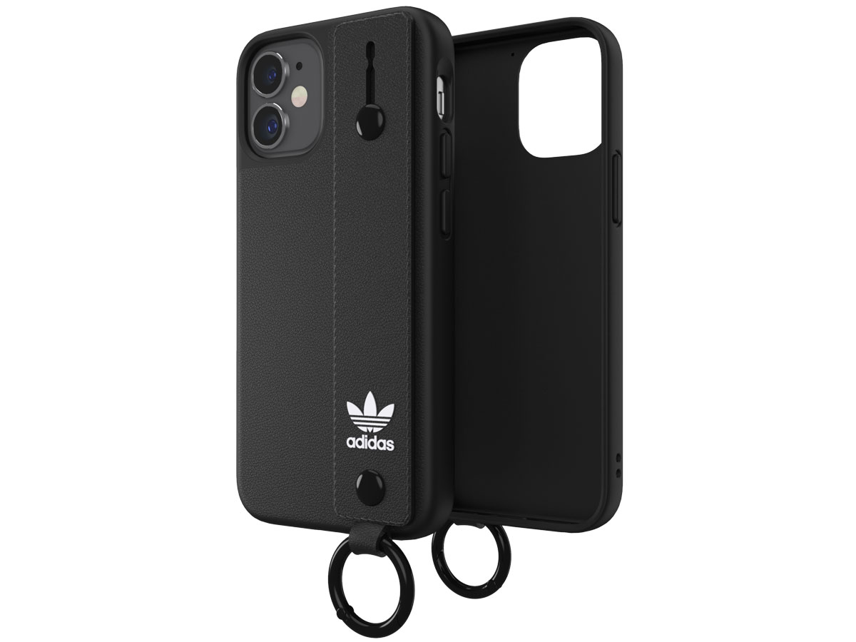 Adidas Originals Handstrap Case Zwart - iPhone 12 Mini hoesje