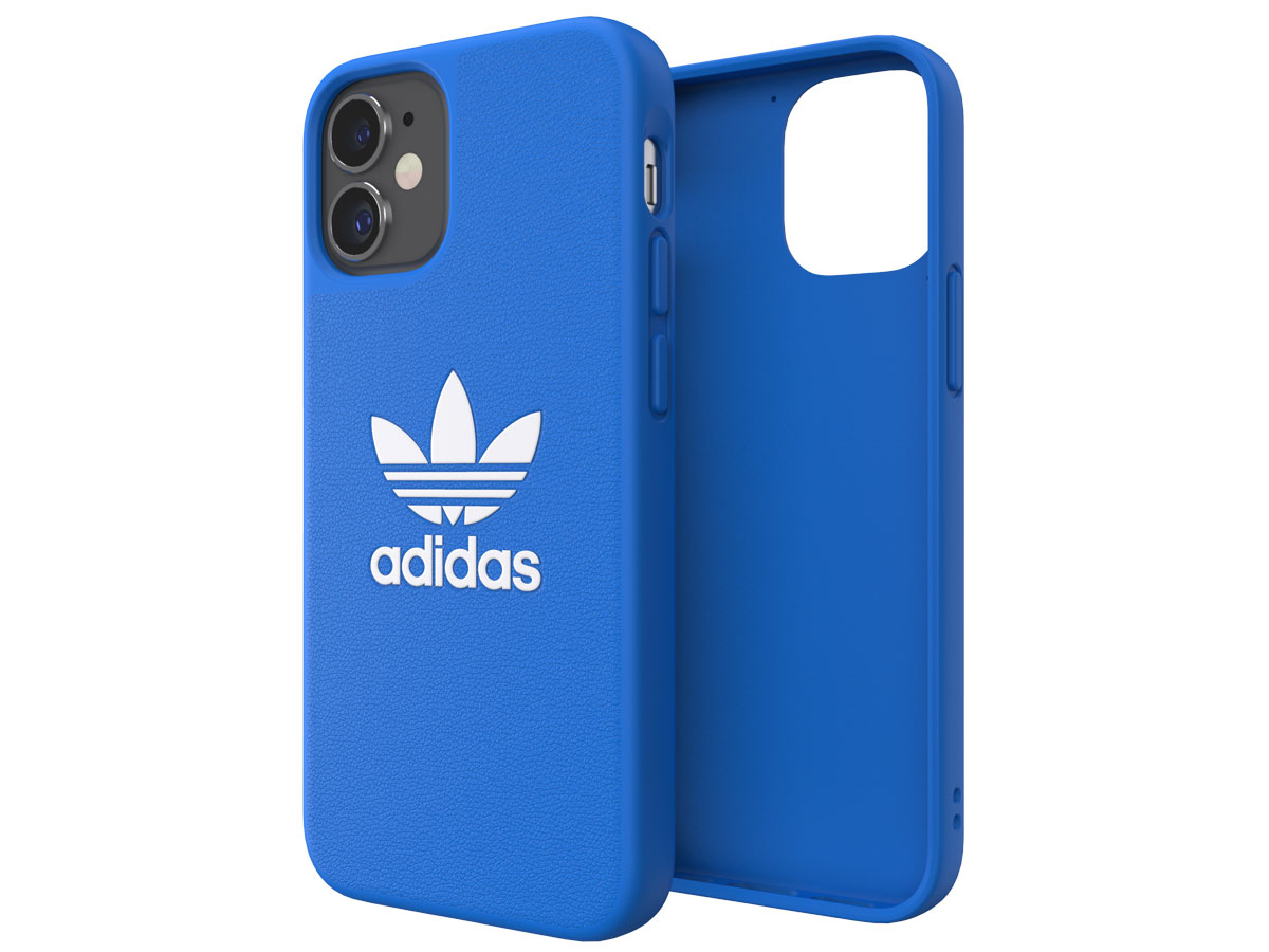 Adidas Originals Logo Case Blauw - iPhone 12 Mini hoesje