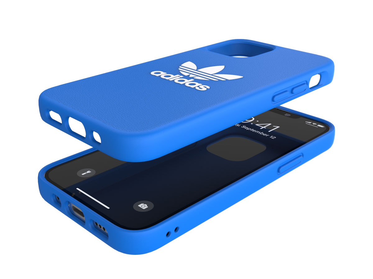 Adidas Originals Logo Case Blauw - iPhone 12 Mini hoesje