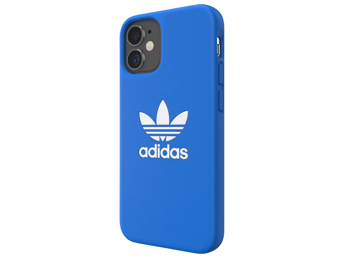 dramatisch Geniet zebra Adidas Originals Logo Case Blauw iPhone 12 Mini hoes