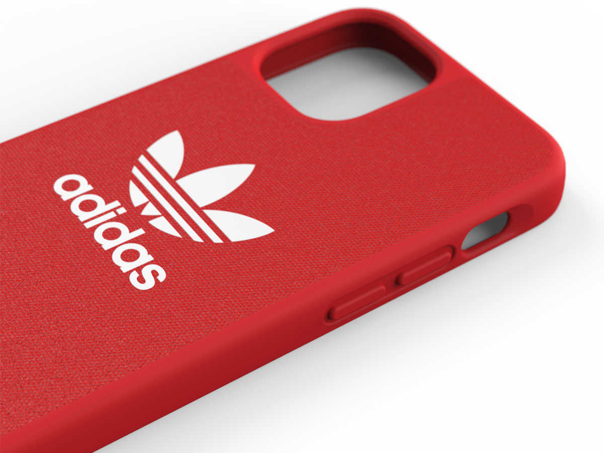 Adidas Originals Logo Case Rood - iPhone 12 Mini hoesje