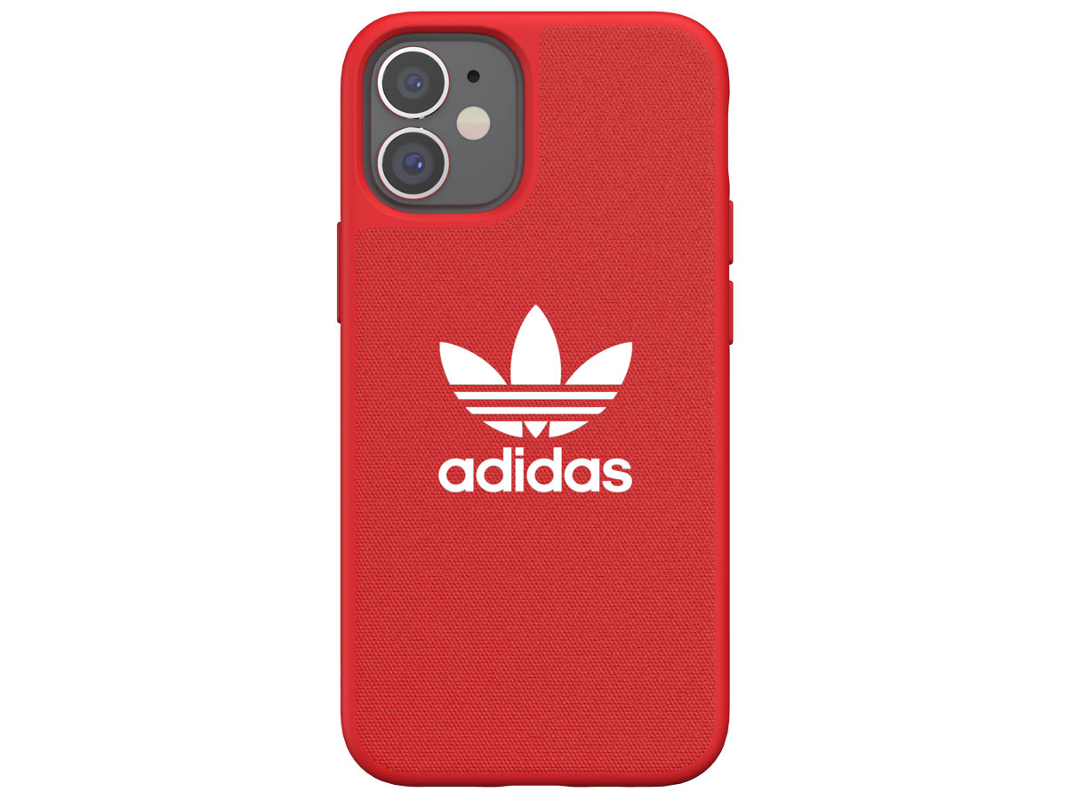 Adidas Originals Logo Case Rood - iPhone 12 Mini hoesje