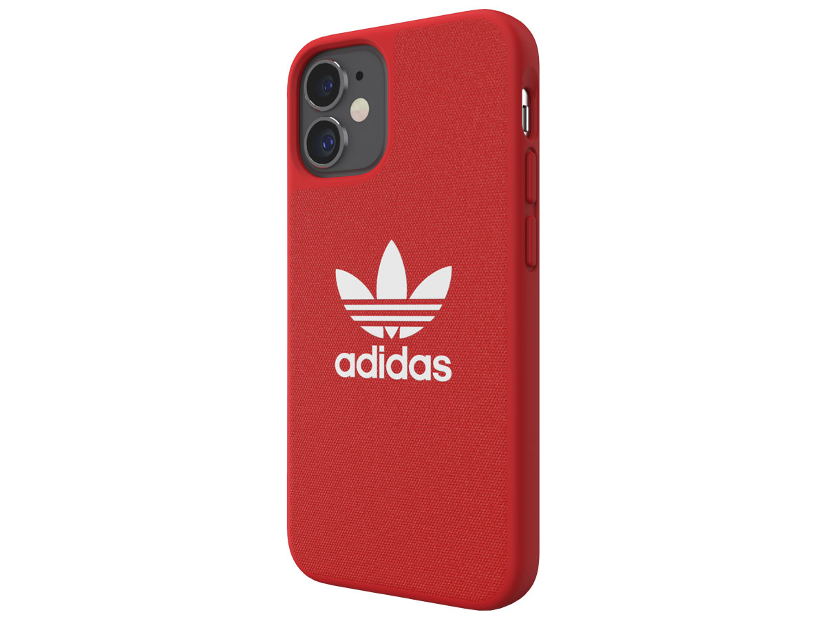 Adidas Originals Logo Case Rood - iPhone 12 Mini hoesje