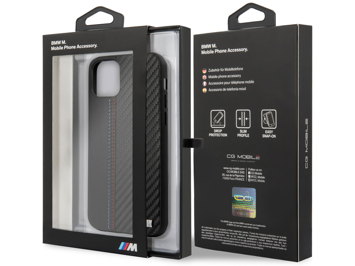 BMW M Sport Color Stitch Case - iPhone 12 Mini hoesje