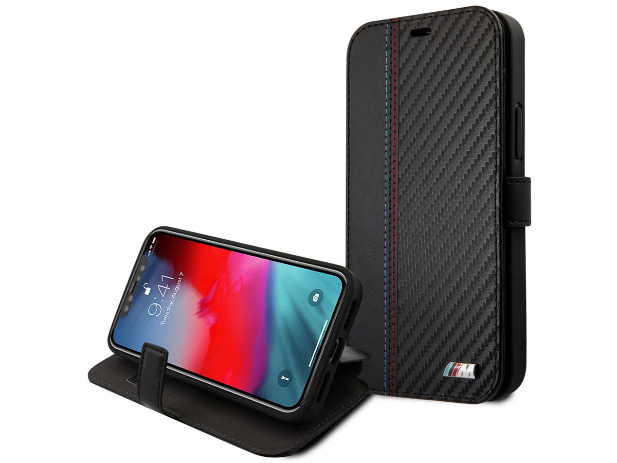 BMW M Sport Color Stitch Bookcase - iPhone 12 Mini hoesje