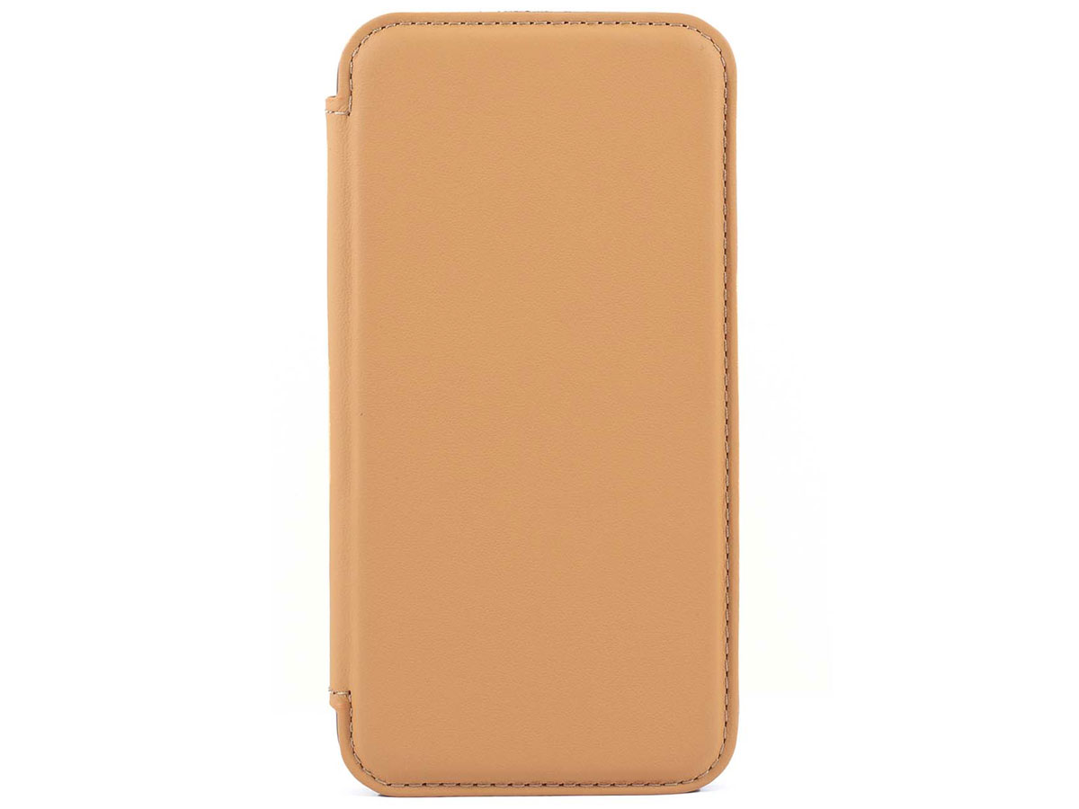 Greenwich Blake Leather Folio Caramel - iPhone 12 Mini Hoesje
