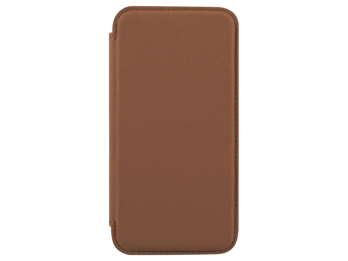 Greenwich Blake Leather Folio Saddle - iPhone 12 Mini Hoesje