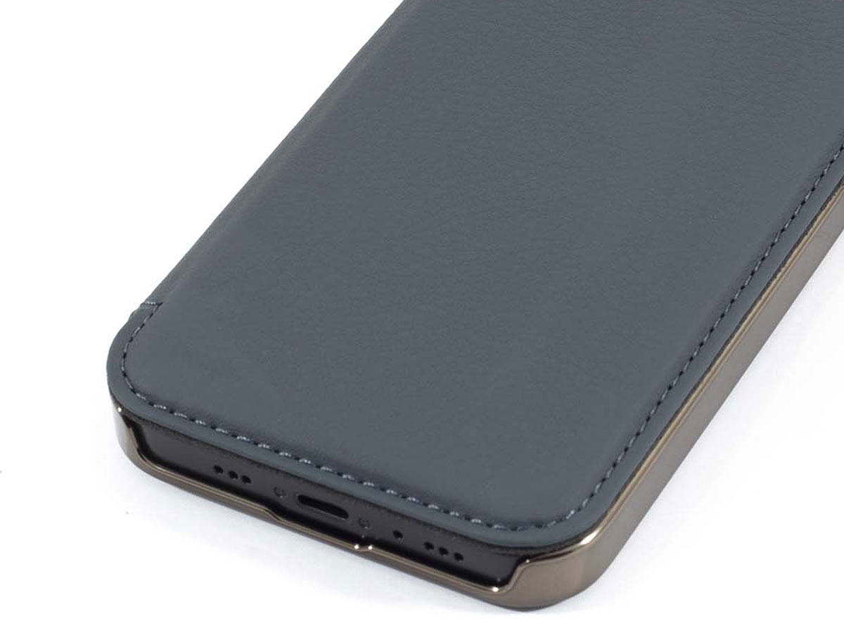 Greenwich Blake MagSafe Leather Folio Seal - iPhone 12 Mini Hoesje