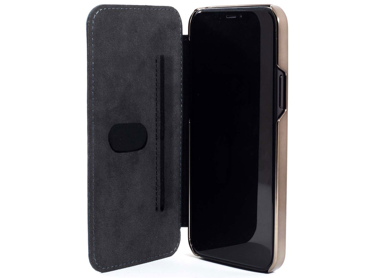 Greenwich Blake Leather Folio Seal - iPhone 12 Mini Hoesje