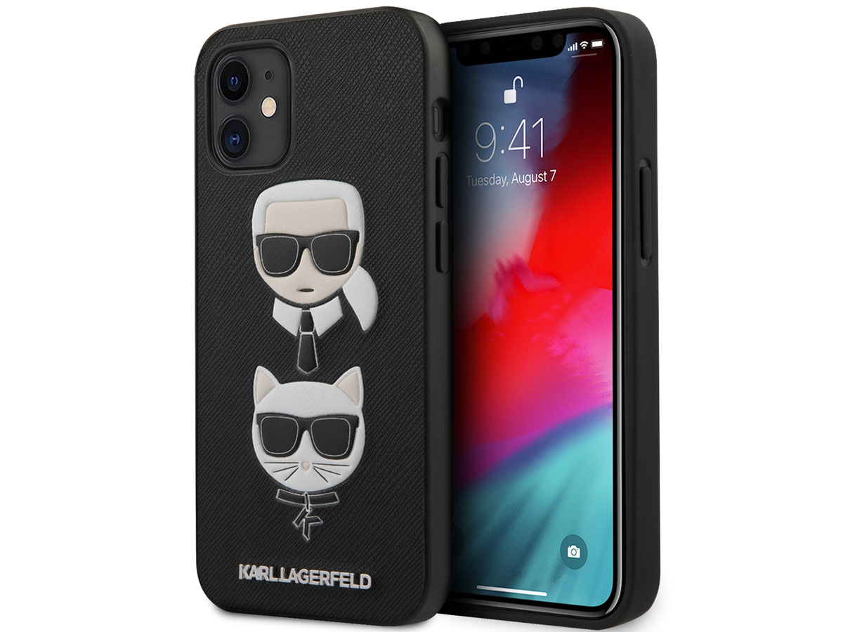 Karl Lagerfeld & Choupette Case - iPhone 12 Mini hoesje