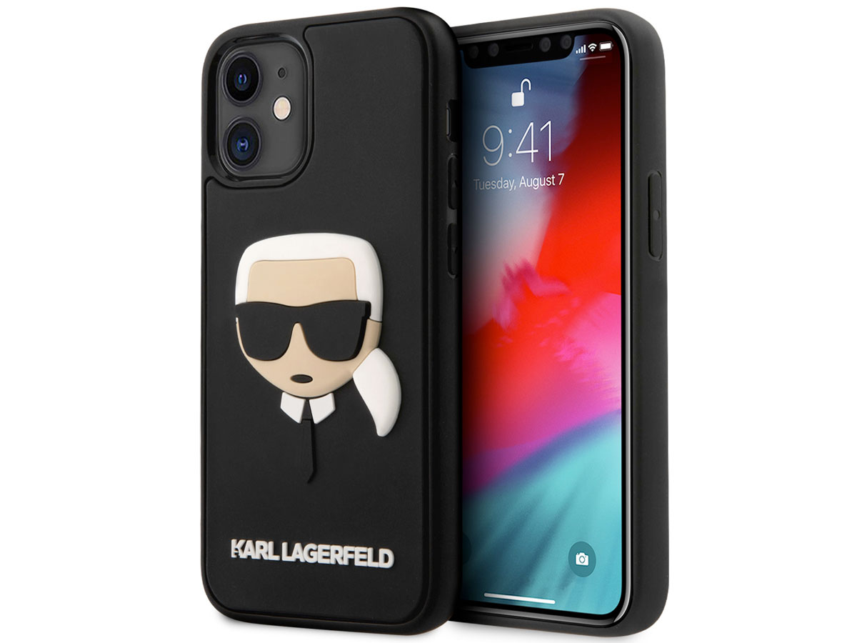 Karl Lagerfeld Ikonik 3D Case - iPhone 12 Mini hoesje