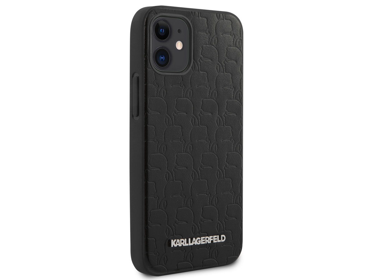 Karl Lagerfeld Kameo Case Zwart - iPhone 12 Mini hoesje