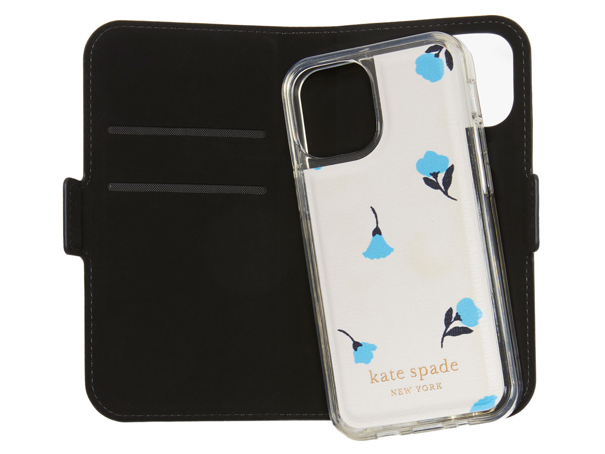 Kate Spade Dainty Bloom 2in1 Folio - iPhone 12 Mini Hoesje