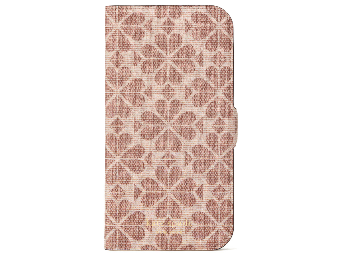 Kate Spade Spade Flower Mag Folio - iPhone 12 Mini Hoesje Uitneembaar