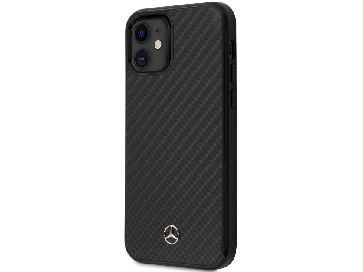 Mercedes Benz Echt Carbon Fiber iPhone 12 Mini Hoesje