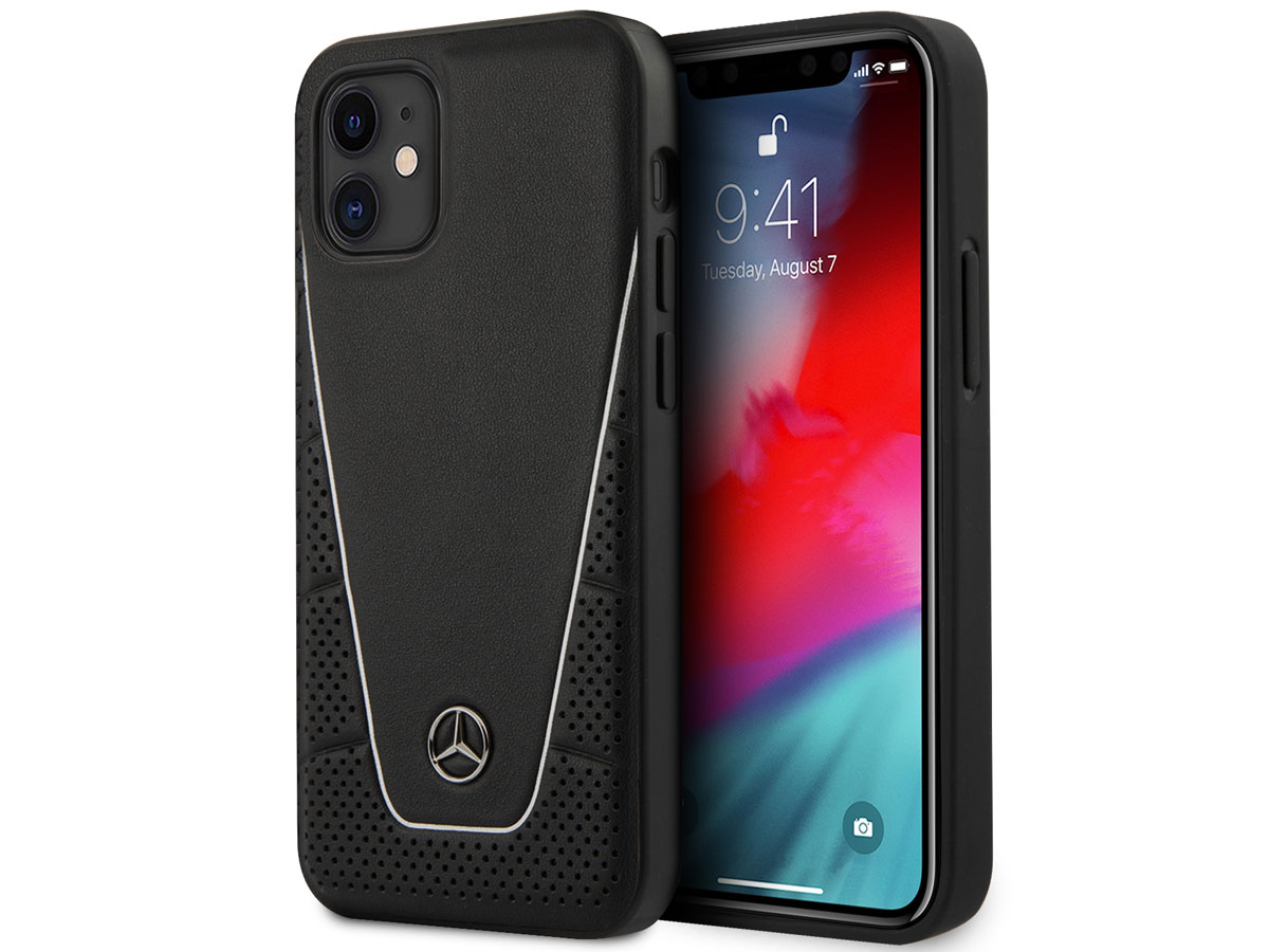 Mercedes-Benz Dynamic F1 Leather Case - iPhone 12 Mini hoesje