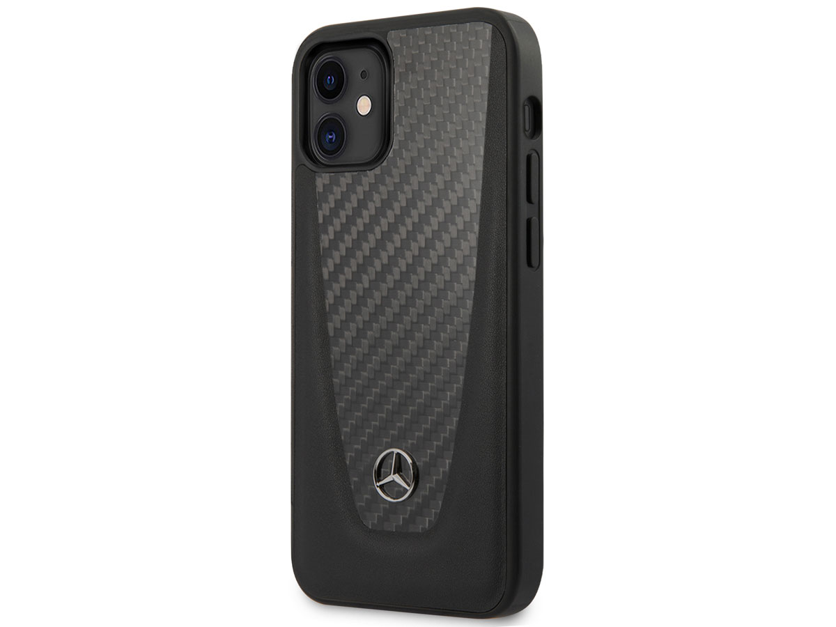 Mercedes-Benz Dynamic Line Leather Case - iPhone 12 Mini hoesje