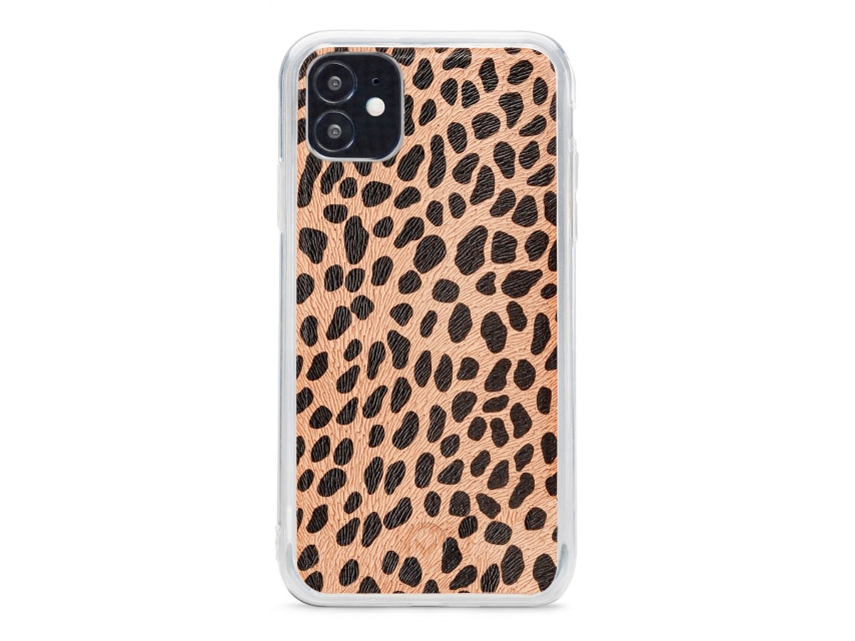 Mobilize Elegant Magnet Clutch Green Leopard - iPhone 12 Mini hoesje