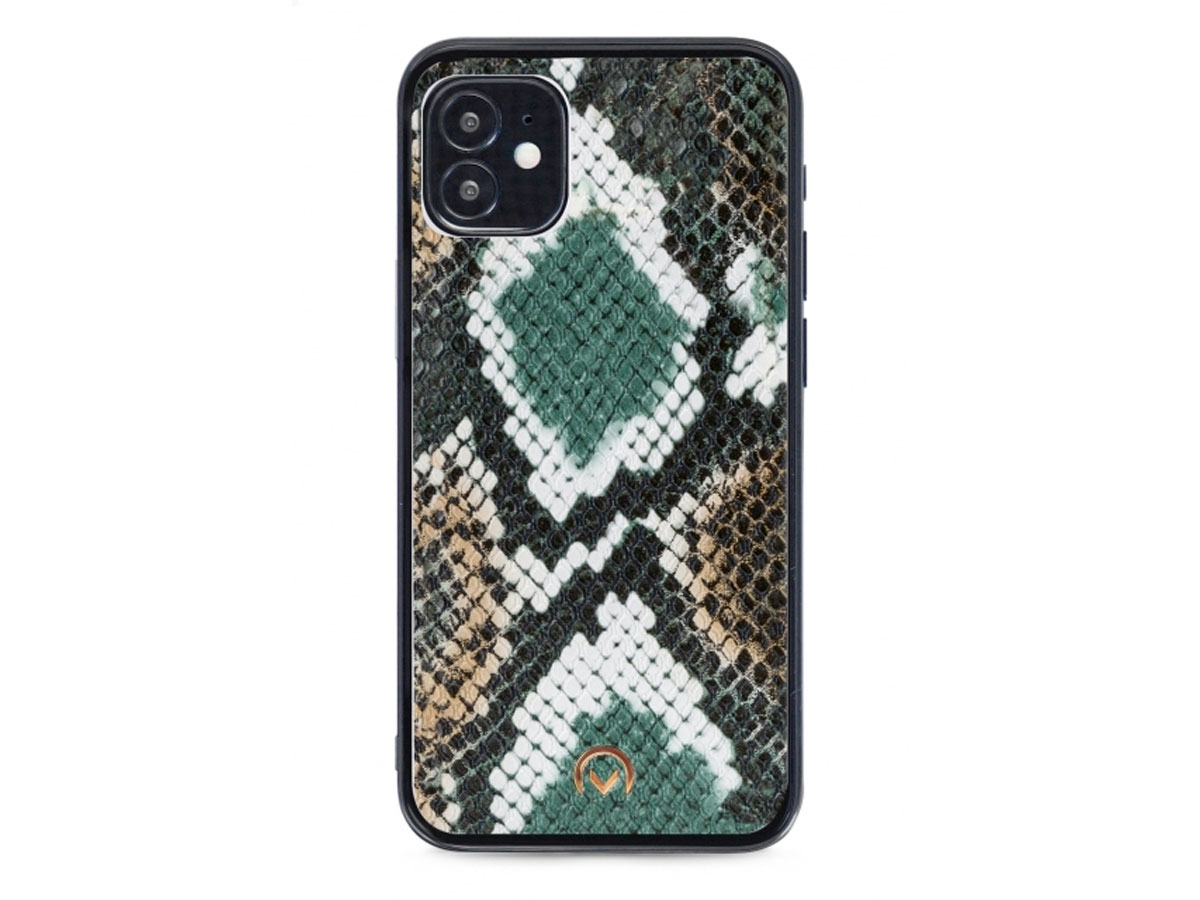 Mobilize Elegant Magnet Clutch Green Snake - iPhone 12 Mini Hoesje