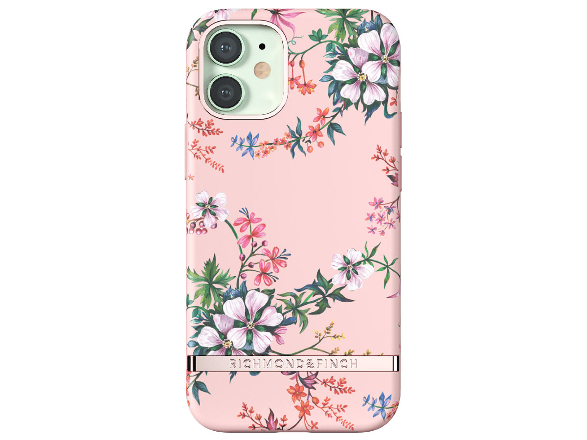 Richmond & Finch Pink Blooms Case - iPhone 12 Mini hoesje