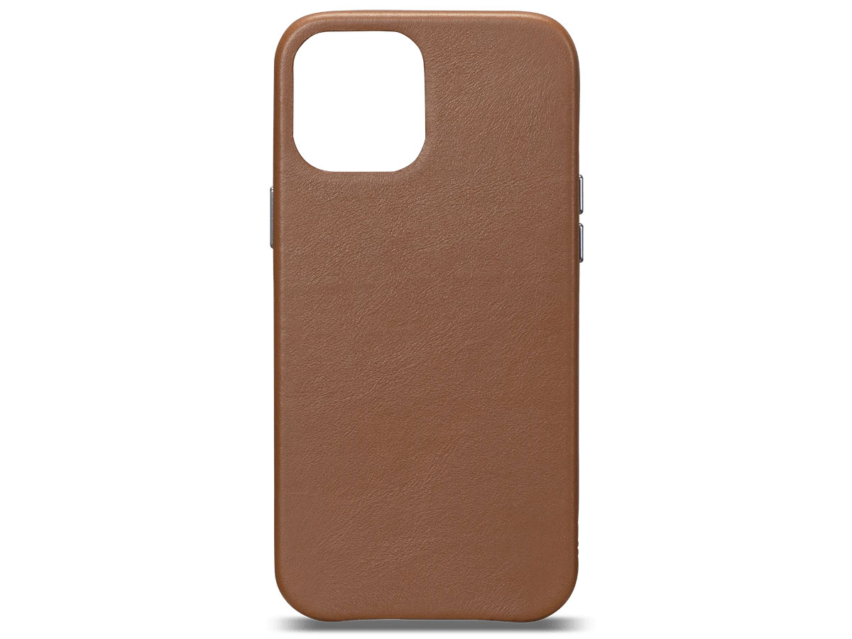 Sena Leather Skin Case Bruin - iPhone 12 Mini Hoesje Leer