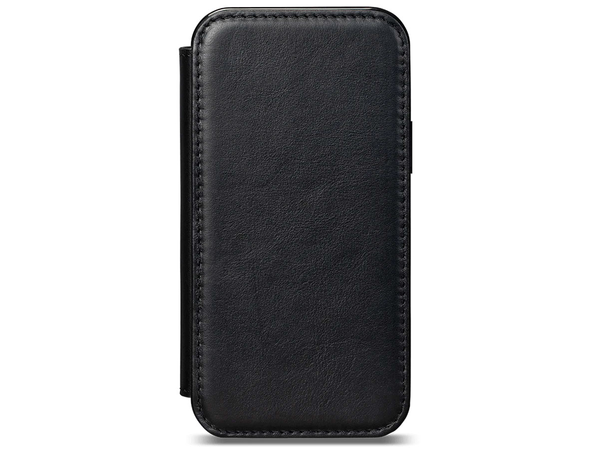 Sena Walletbook Zwart - iPhone 12 Mini Hoesje Leer