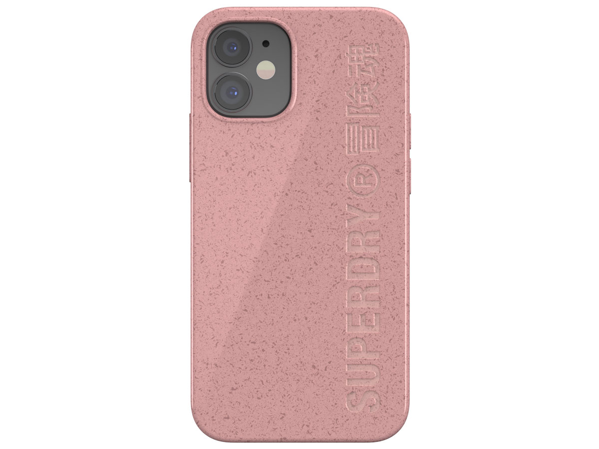 Superdry Bio Snap Case Roze - iPhone 12 Mini hoesje