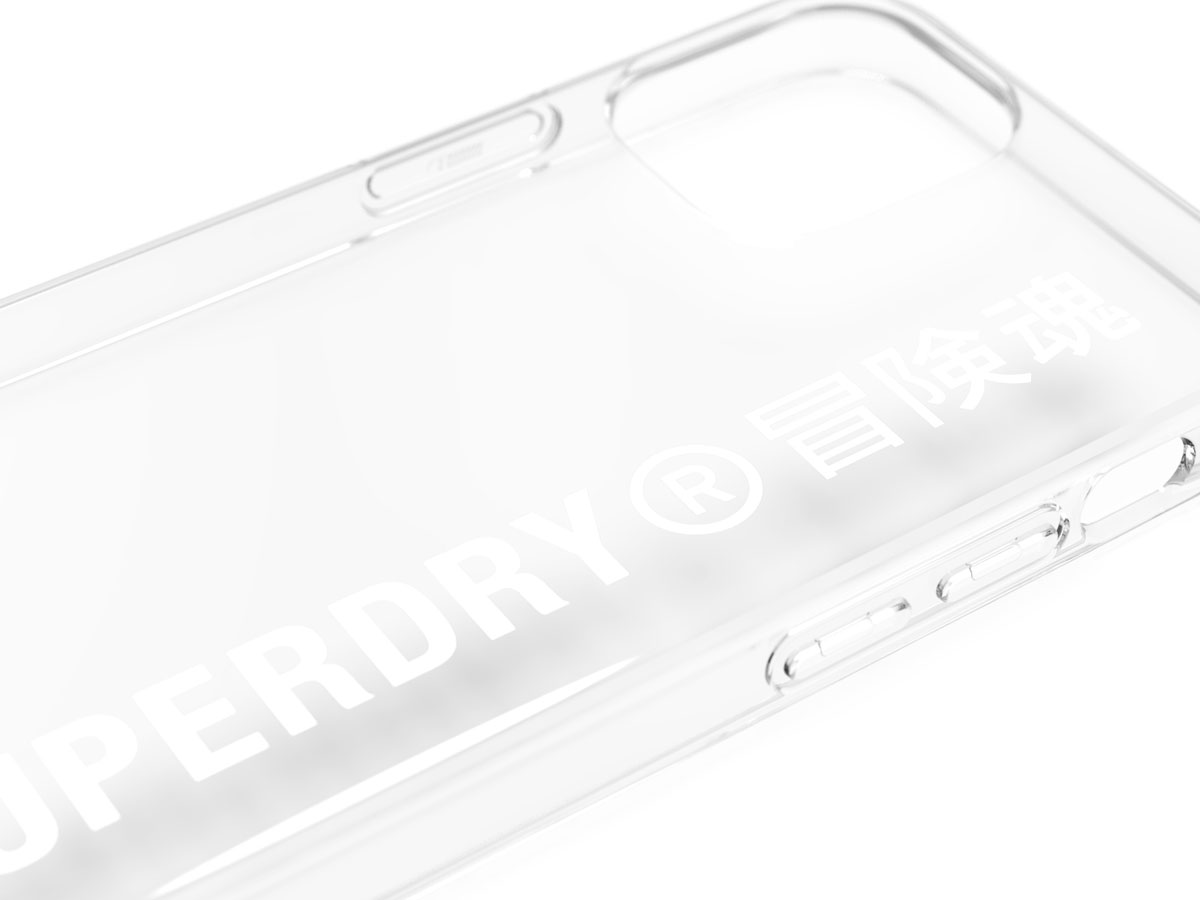 Superdry Snap Case Clear - iPhone 12 Mini hoesje