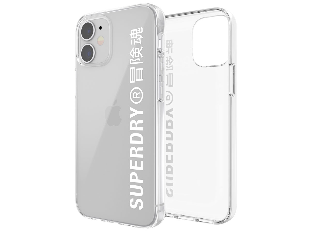 Superdry Snap Case Clear - iPhone 12 Mini hoesje