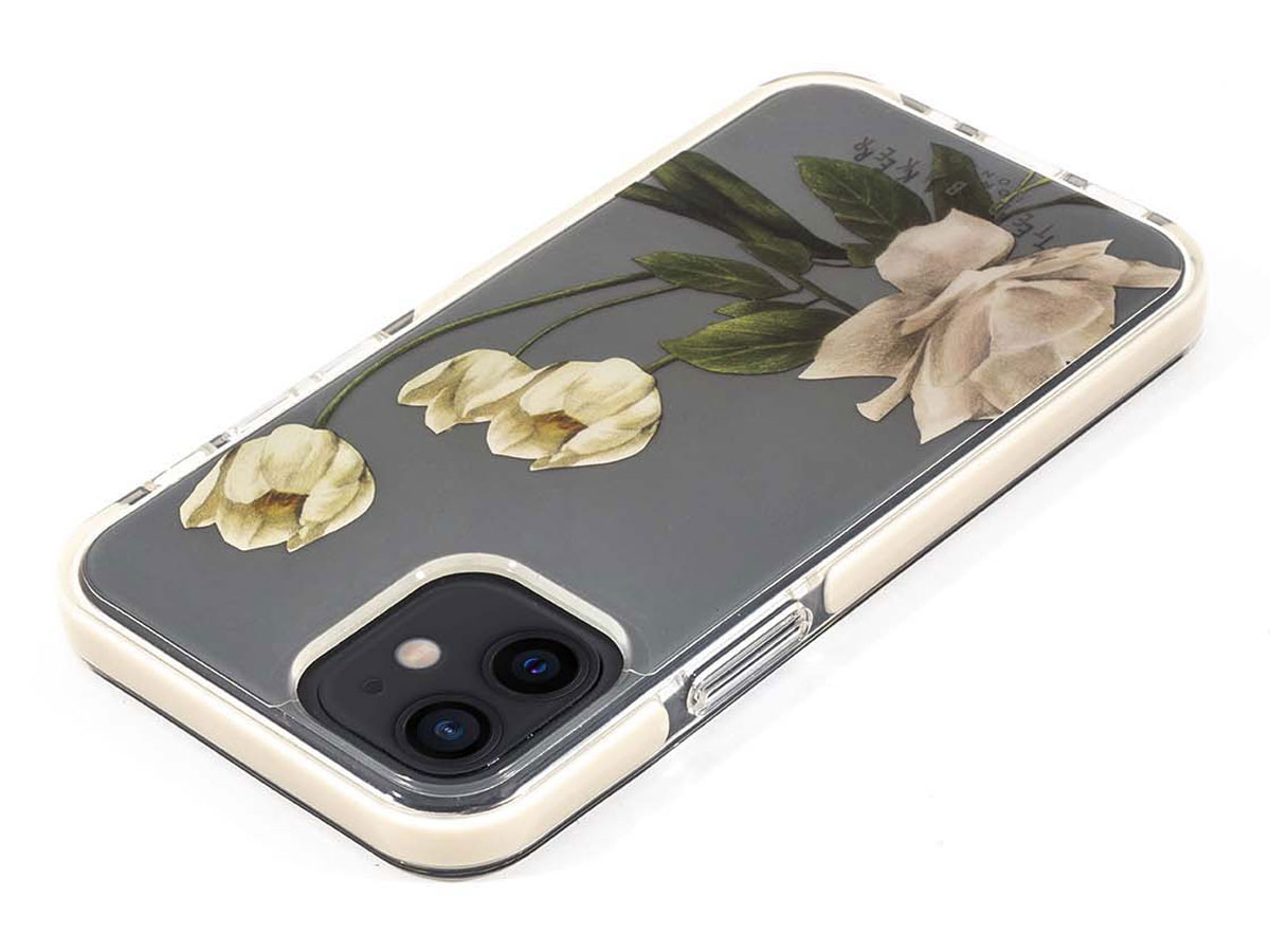 Ted Baker Elderflower Anti-Shock Case - iPhone 12 Mini Hoesje