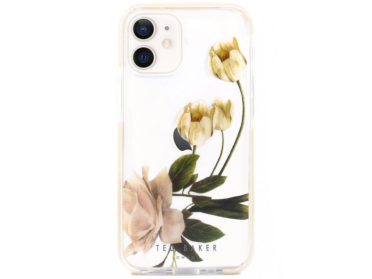 Ted Baker Elderflower Anti-Shock Case - iPhone 12 Mini Hoesje