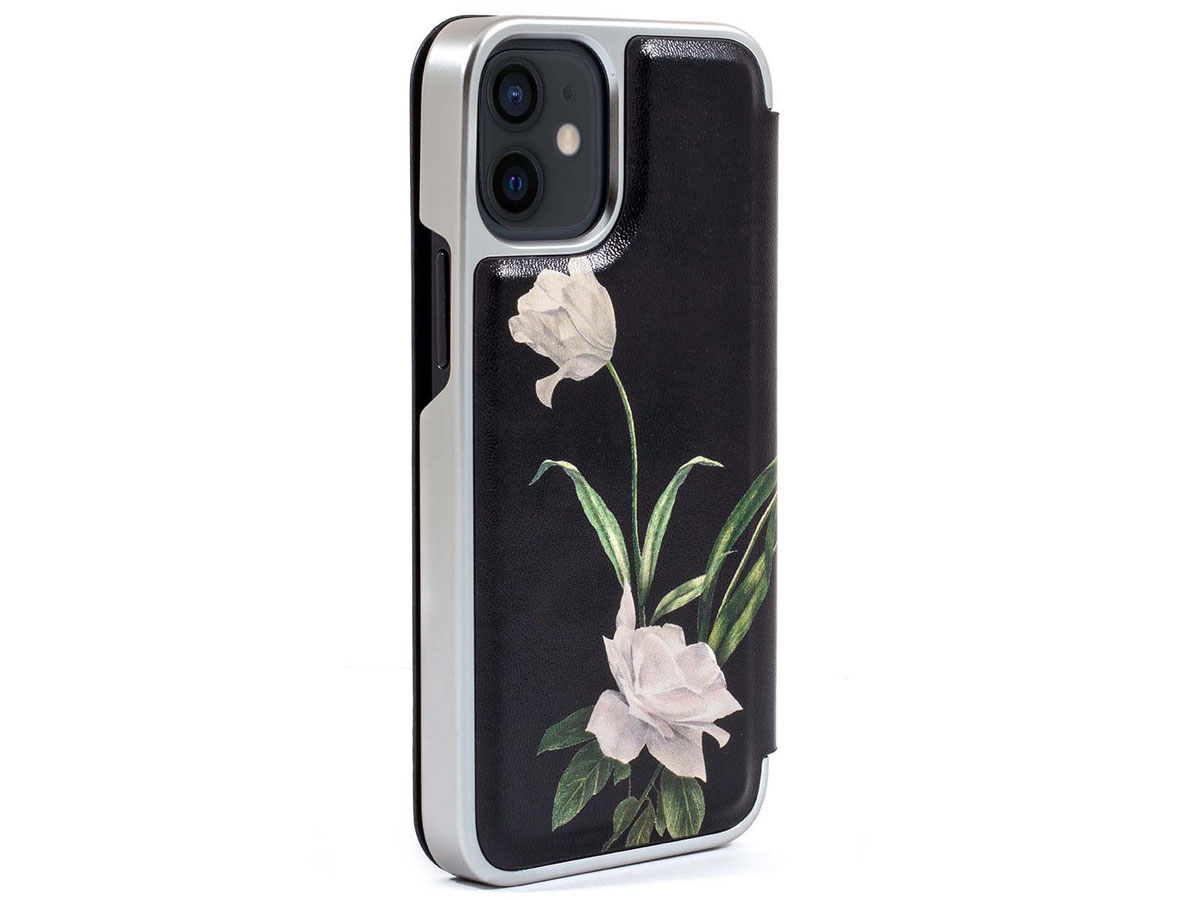 Ted Baker Elderflower Mirror Folio Case - iPhone 12 Mini Hoesje