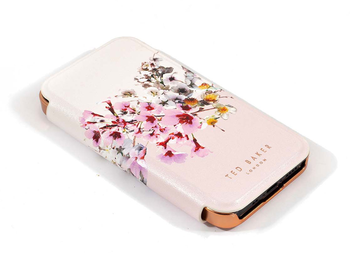 Ted Baker Jasmine Mirror Folio Case - iPhone 12 Mini Hoesje