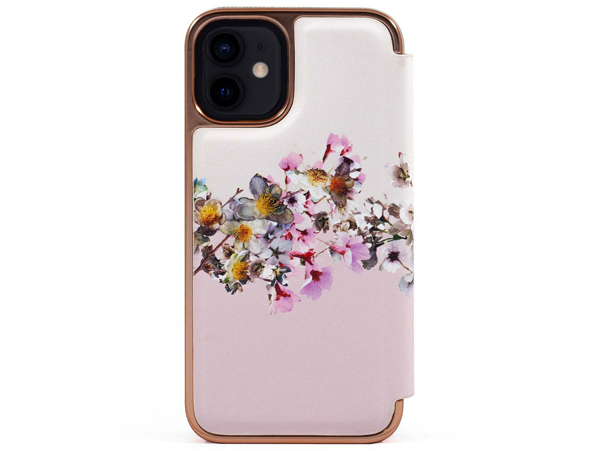 Ted Baker Jasmine Mirror Folio Case - iPhone 12 Mini Hoesje