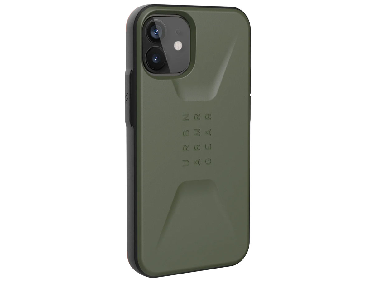 Urban Armor Gear Civilian Groen - iPhone 12 Mini hoesje